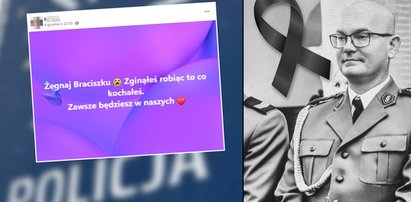 "Braciszku, zginąłeś, robiąc to, co kochałeś". Poruszające słowa siostry zastrzelonego policjanta