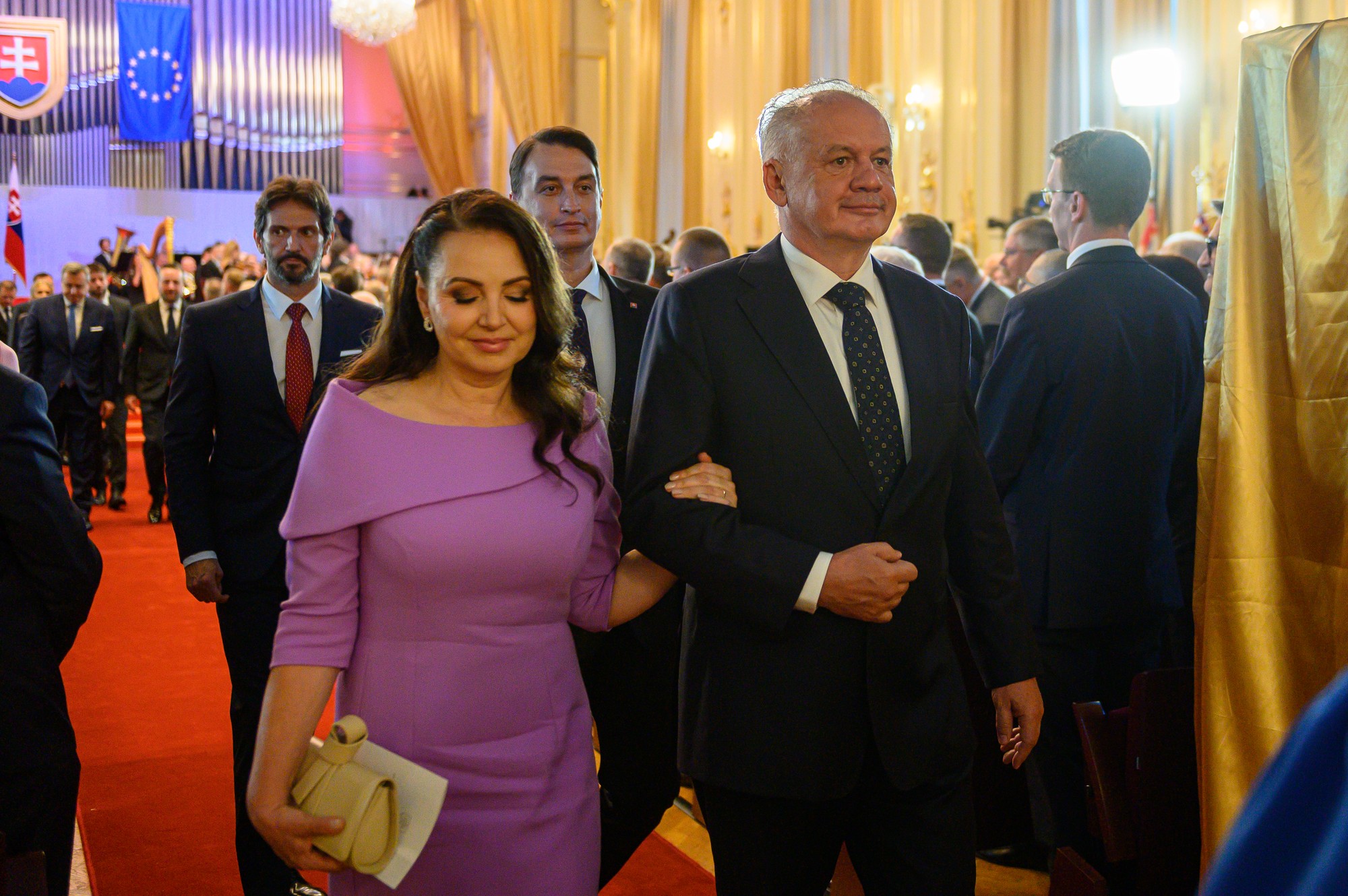 Exprezident Andrej Kiska s manželkou Martinou.