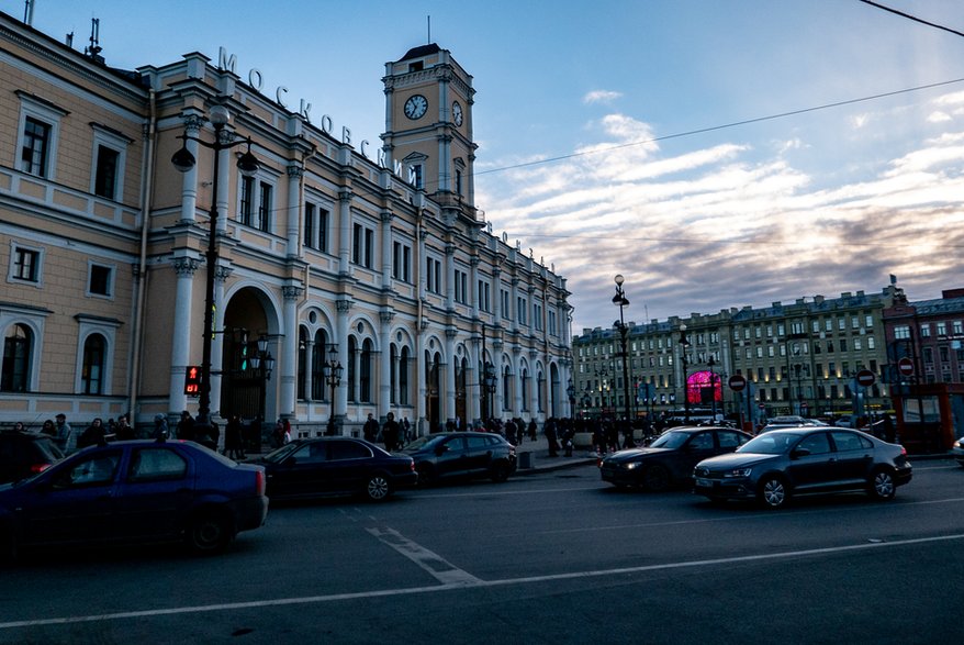 Moskiewski Woksal, stacja skąd Bronisław Piłsudski wyjechał