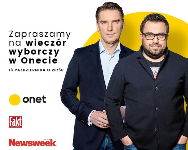 Onet, Newsweek oraz Fakt ze wspólnym wieczorem wyborczym