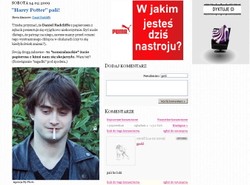 Harry Potter pali jak smok