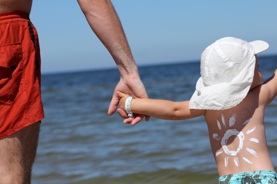 Opaska dla dzieci na plaży