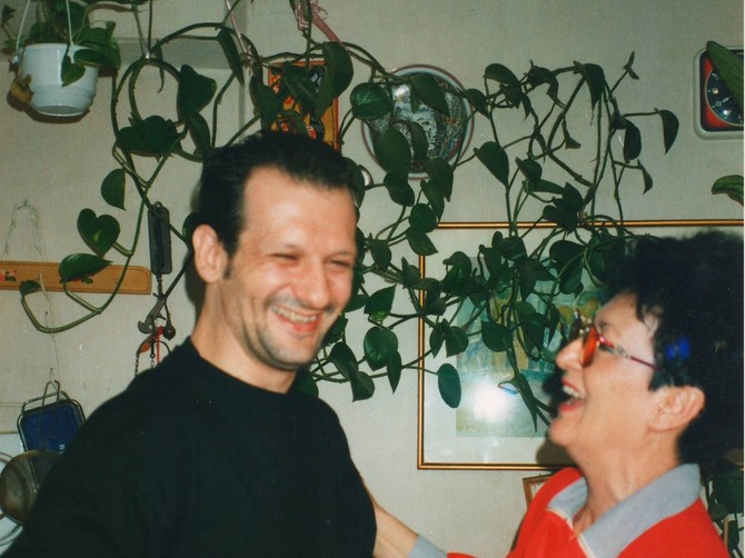 Ruža Subotić sa sinom iz srećnih dana