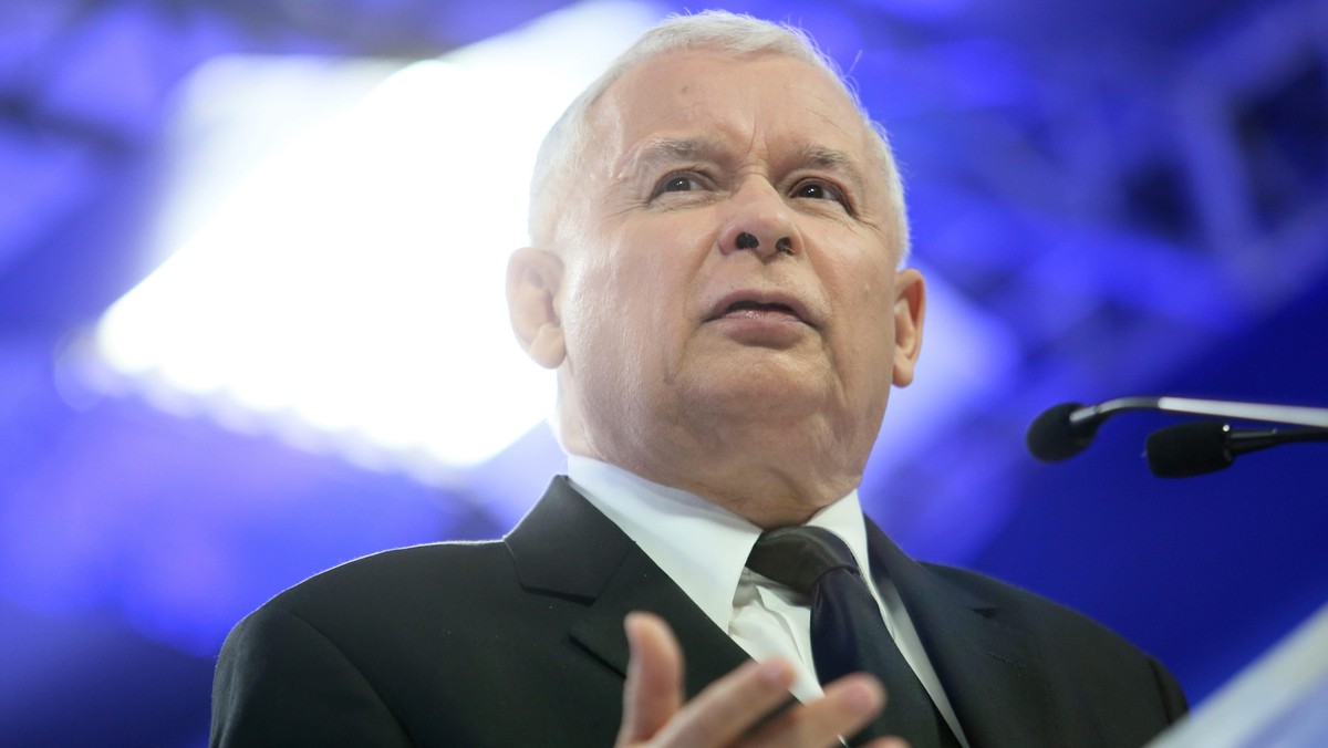 Jarosław Kaczyński biała aureola