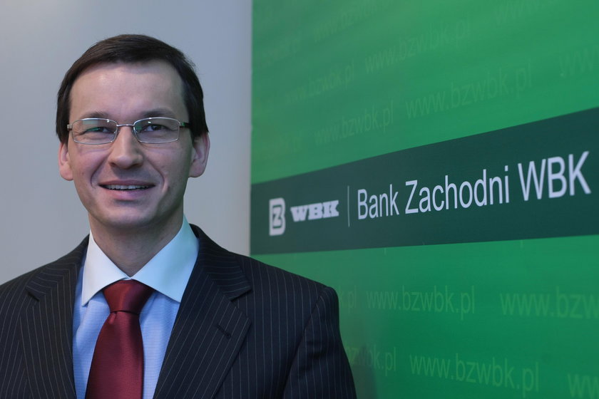 Mateusz Morawiecki jako prezes Banku Zachodniego WBK