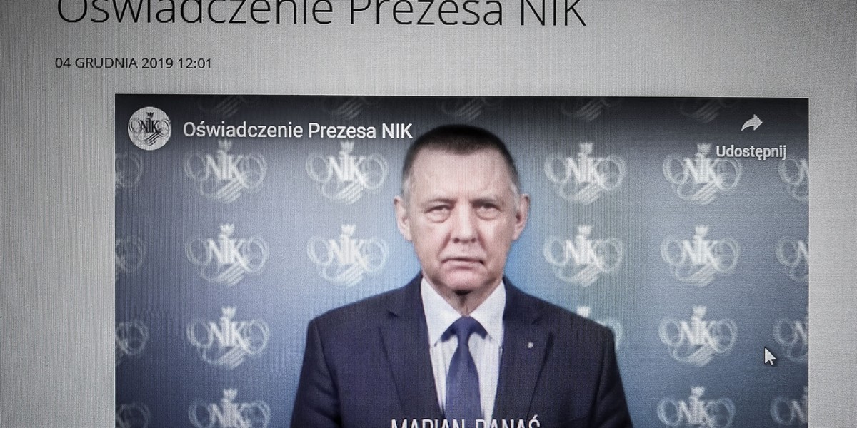 CBA kontrolowało oświadczenia majątkowe prezesa NIK Mariana Banasia w latach 2015-2019. Informacja o wynikach kontroli znalazła się w rocznym sprawozdaniu z prac Biura. 