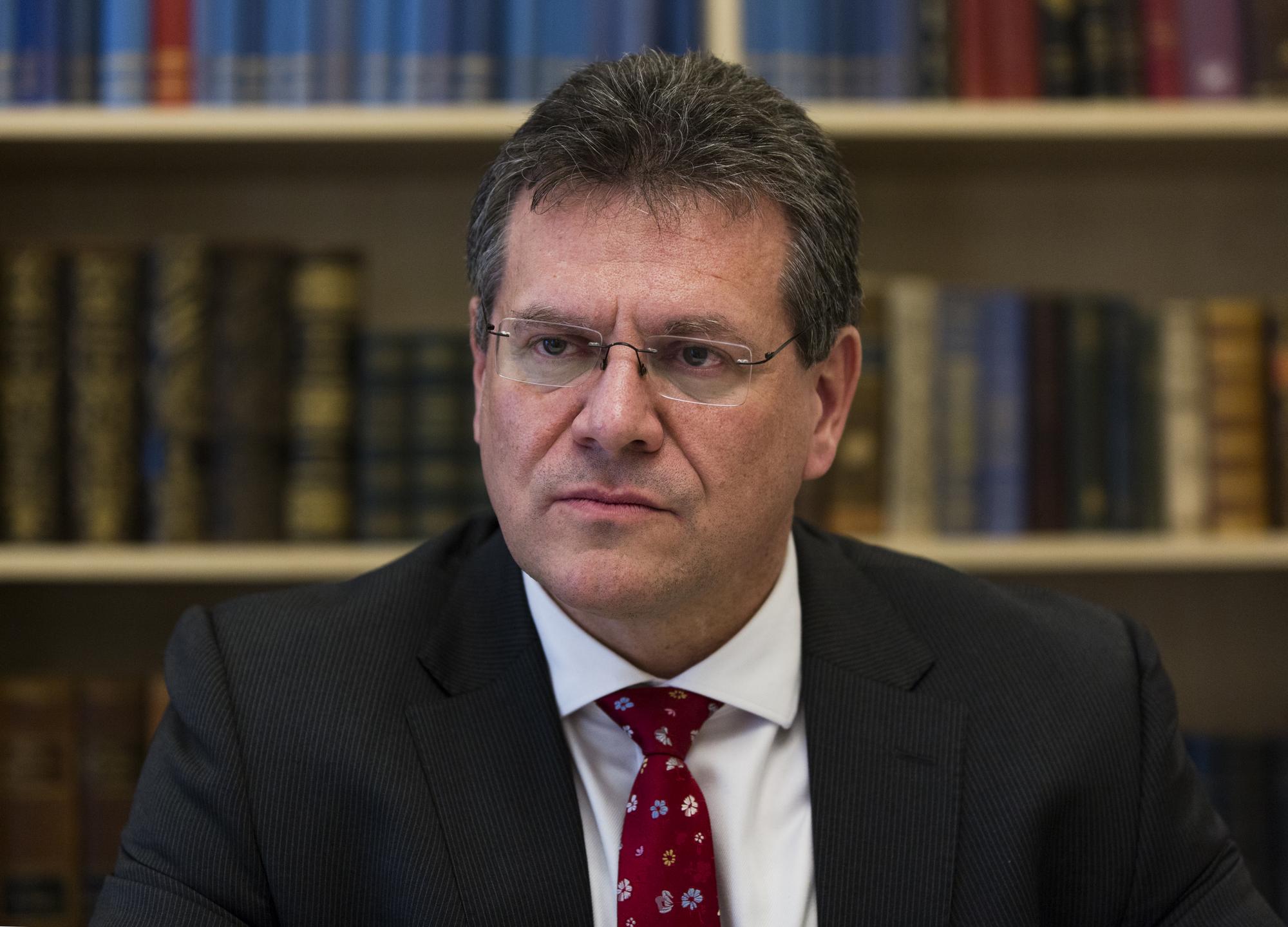 Eurokomisár Maroš Šefčovič.