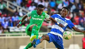 AFC Leopards and Gor Mahia players during a showdown in October 2023