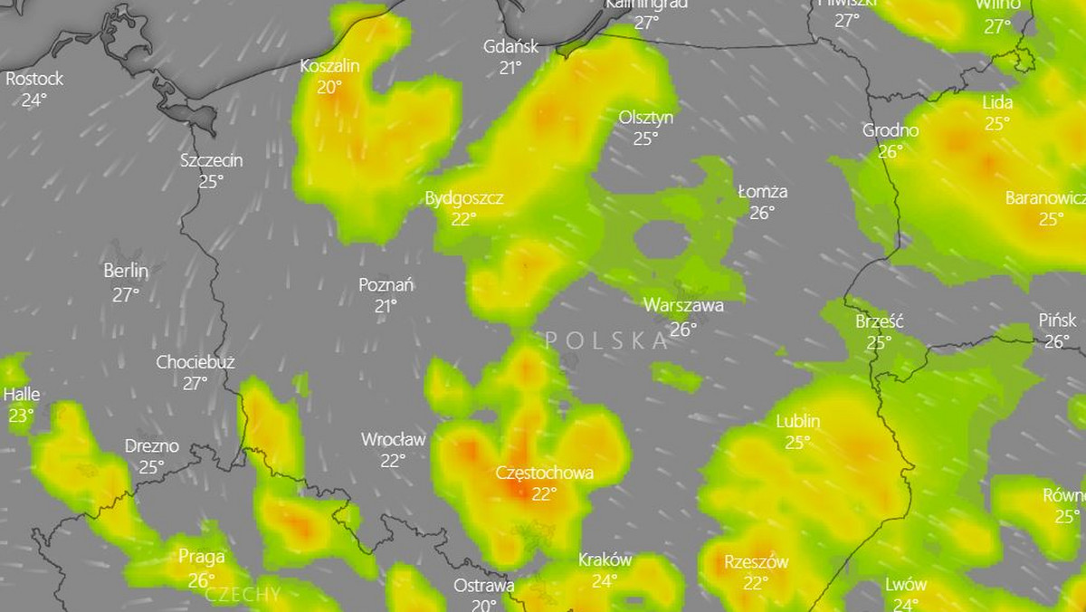 Prognoza pogody na czwartek. Deszcz i burze w wielu regionach