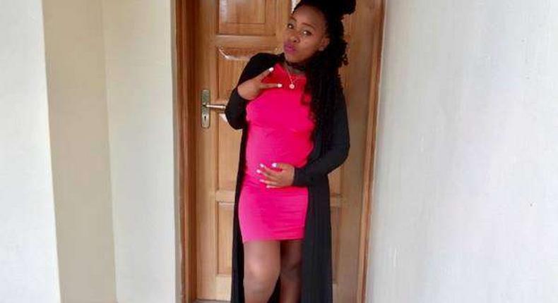 Saumu Mbuvi shows off her baby bump