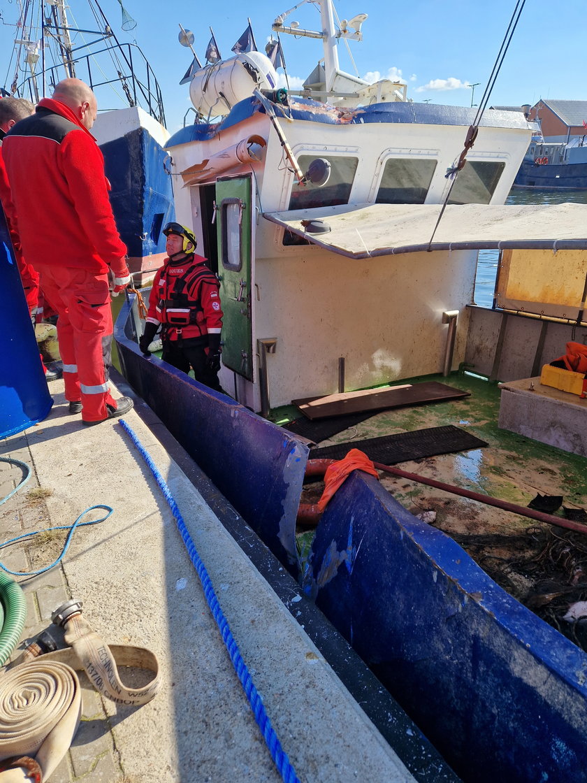 Wypadek na Bałtyku. Ranni rybacy z kutra