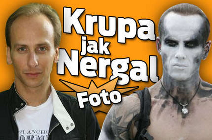 Krupa jak Nergal. Foto