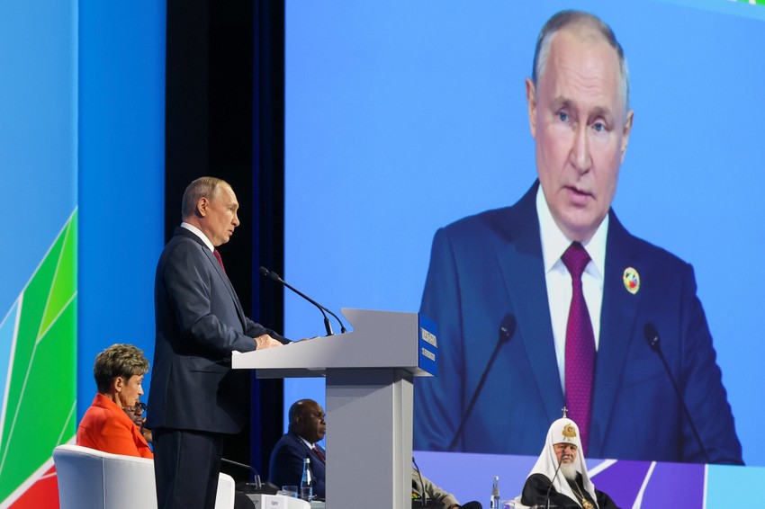 Vladimir Putin na samitu Rusija-Afrika u Sankt Peterburgu 27 jula