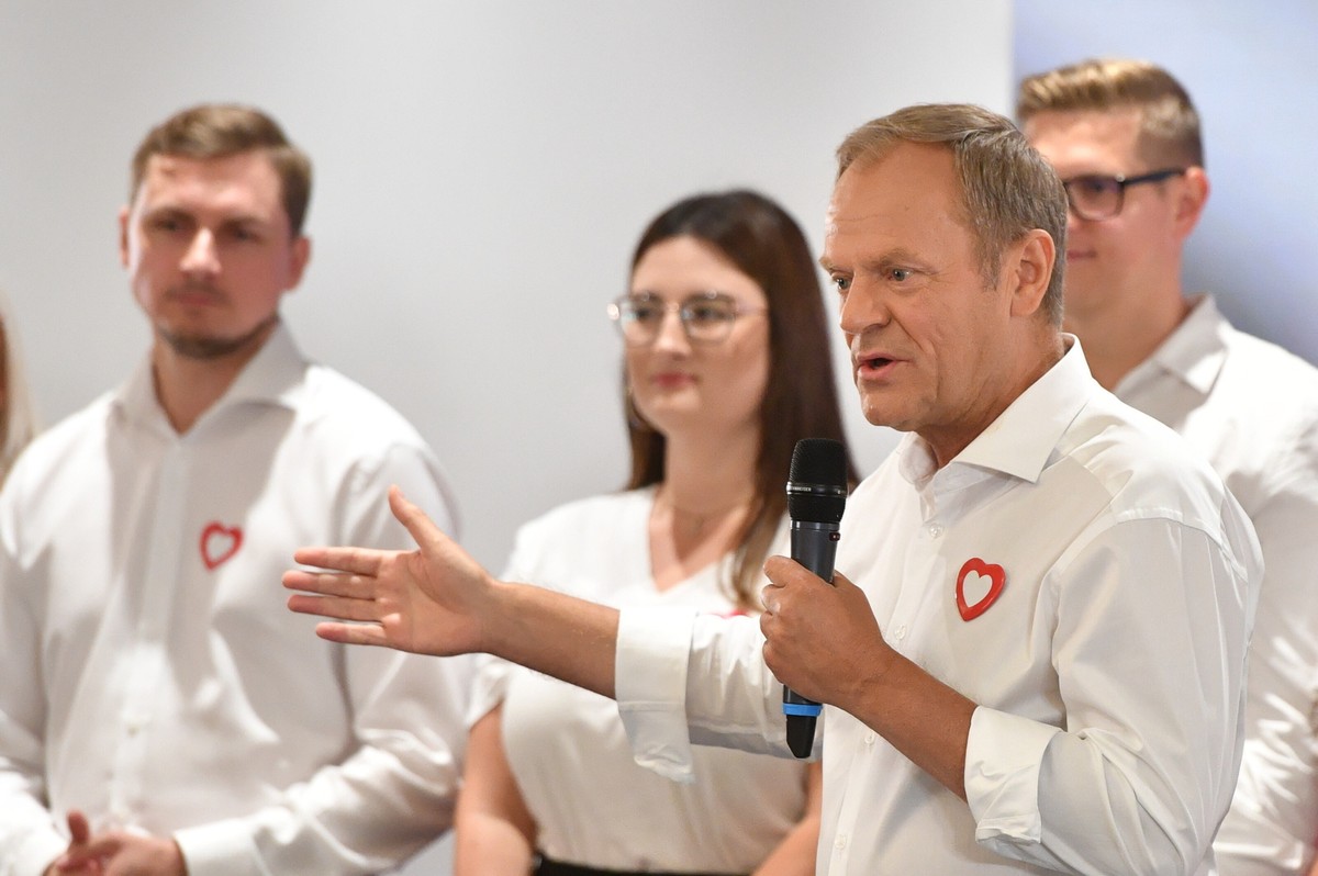 Przewodniczący Platformy Obywatelskiej Donald Tusk