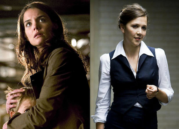 Katie Holmes i Maggie Gyllenhaal w "Batmanie"