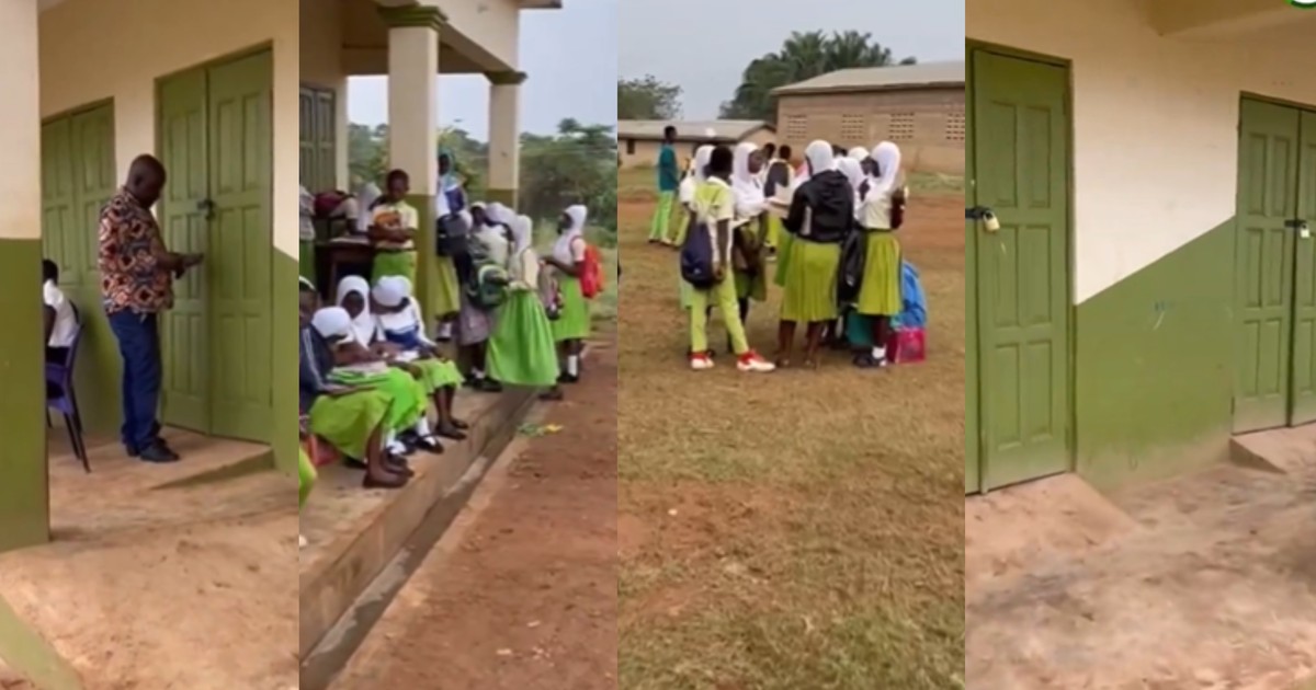 Students, teachers stranded as contractor locks up Pokukrom Ibrahimgya Islamic JHS - Vimarsana News