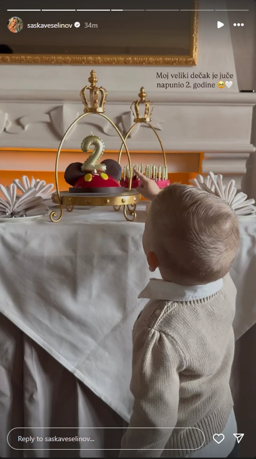 Saška i Đorđe sina poveli u Diznilend za rođendan