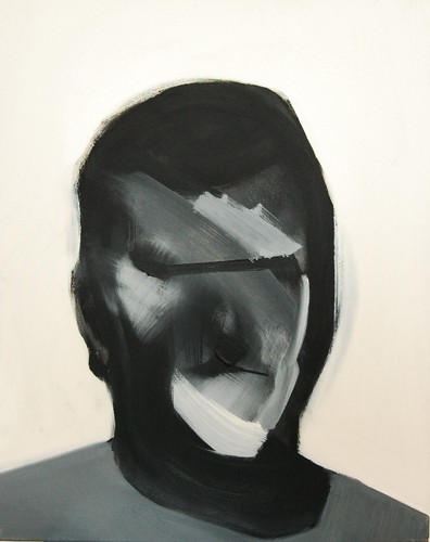 'Szkice do portretu 8', Cezary Bednarczyk, olej na płótnie, 50x40 cm