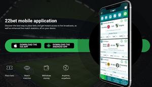 The 22Bet app offers users all the tools necessary for a smooth betting experience.
