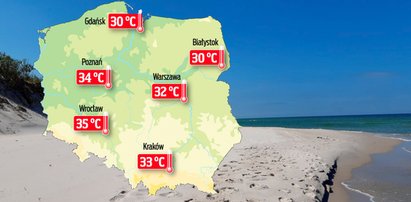 Jakich temperatur możemy spodziewać się latem? Na mapach pojawia się 35 stopni [TYLKO U NAS]