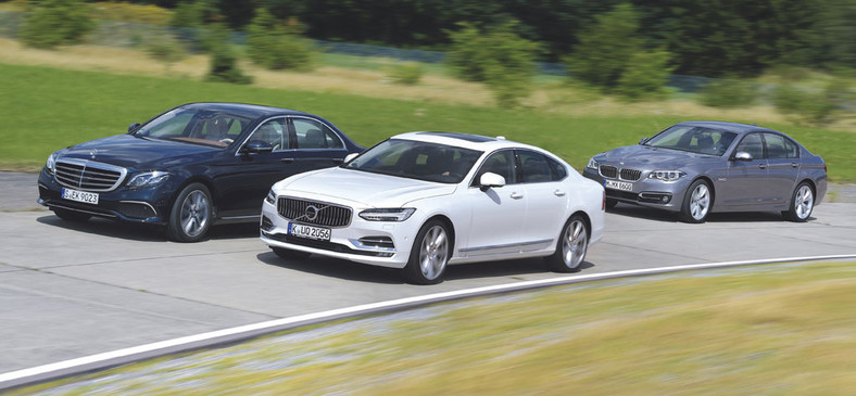 Volvo S90 kontra Mercedes klasy E i BMW serii 5 - czy szwedzkie cylindry mogą być lepsze od niemieckich?