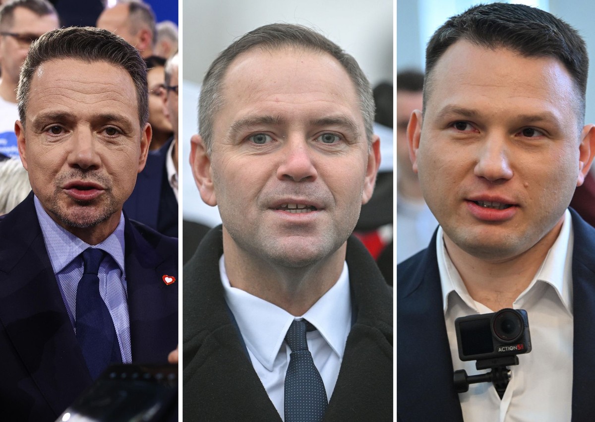 Rafał Trzaskowski, Karol Nawrocki, Sławomir Mentzen