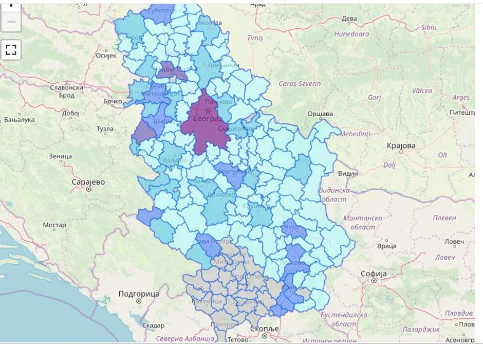 U samoizolaciji je 70.995 građana Srbije