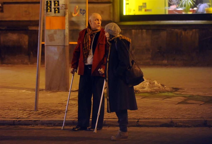 Malkovich złamał nogę w Polsce. FOTO!