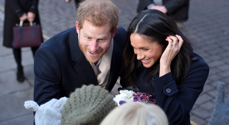 Meghan Markle and Prince Harry in December 2017.Karwai Tang/WireImage