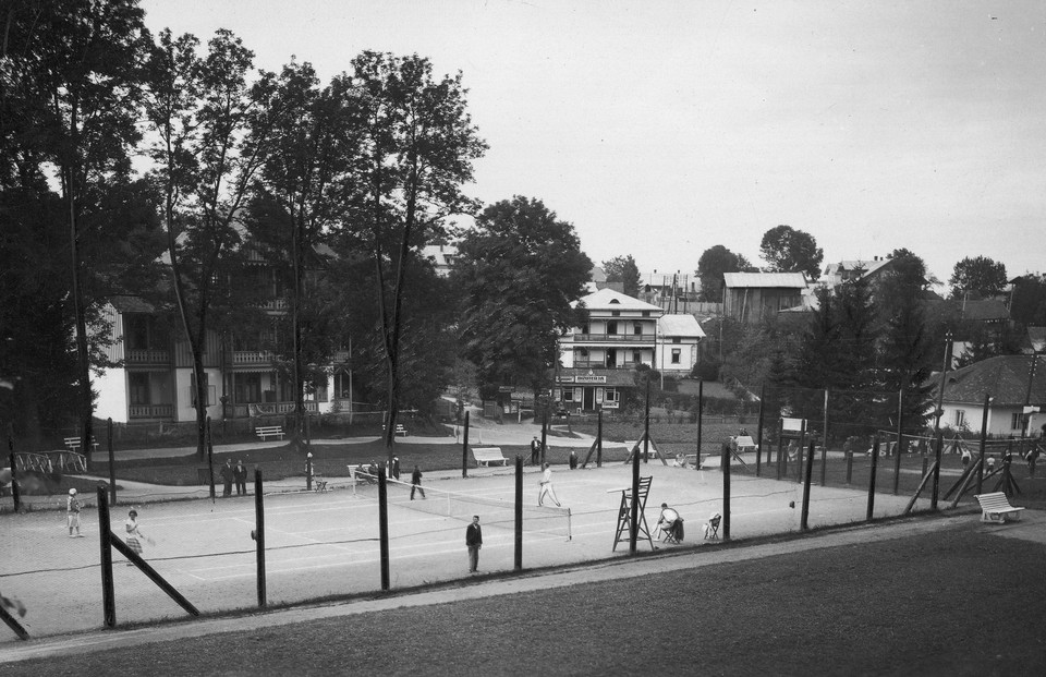 Korty tenisowe w Truskawcu (1938)