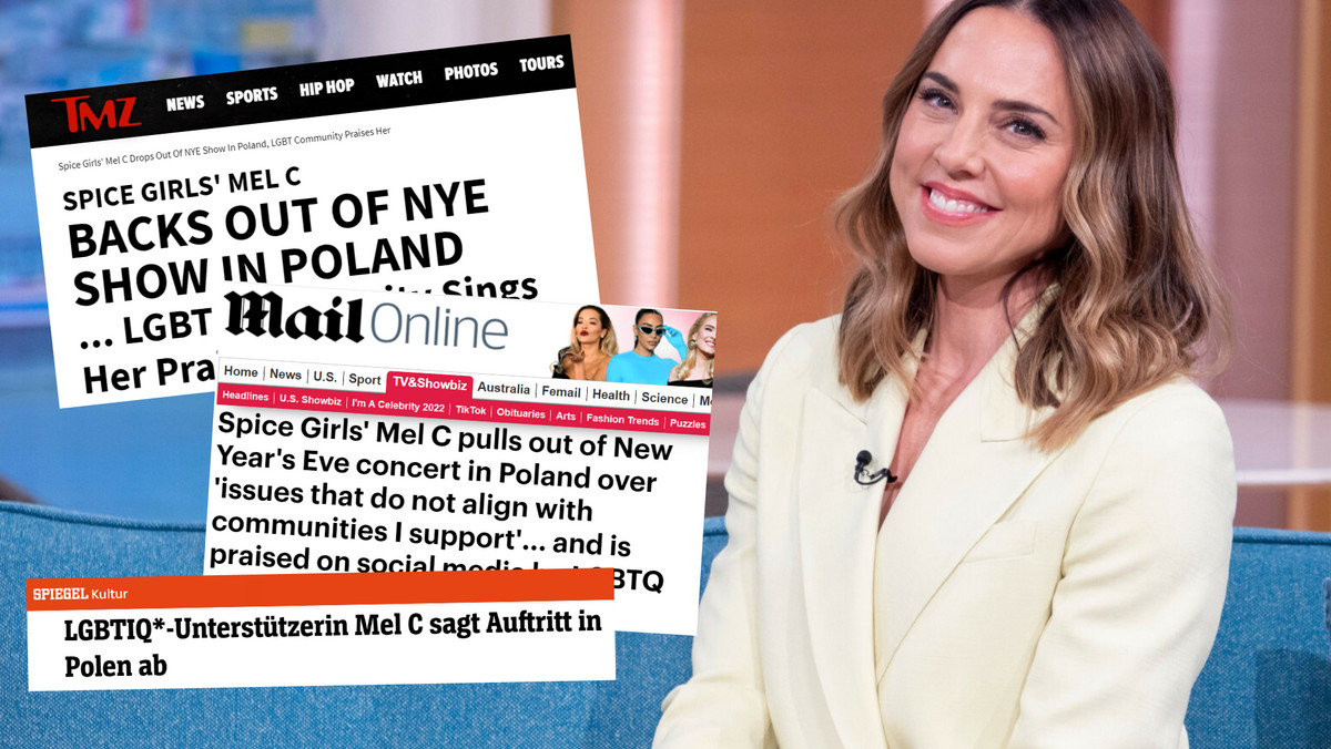 Światowe media o odwołanym koncercie Mel C. Piszą o konserwatywnym rządzie