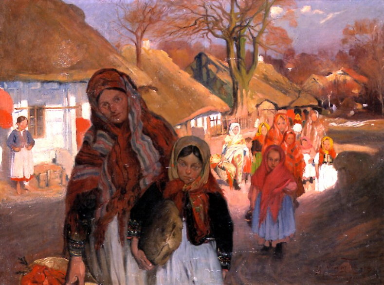 Włodzimierz Tetmajer, Wielkanoc w Bronowicach, 1904, własność prywatna
