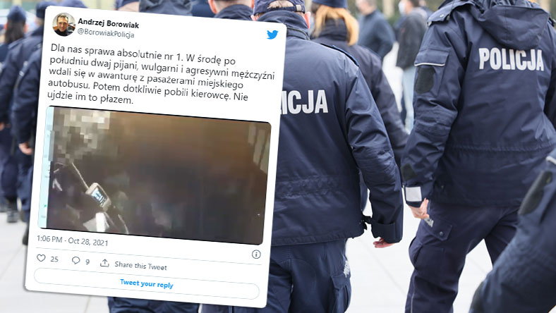 PolicjaKierowca autobusu MPK Poznań brutalnie pobity. Policja szuka sprawców 