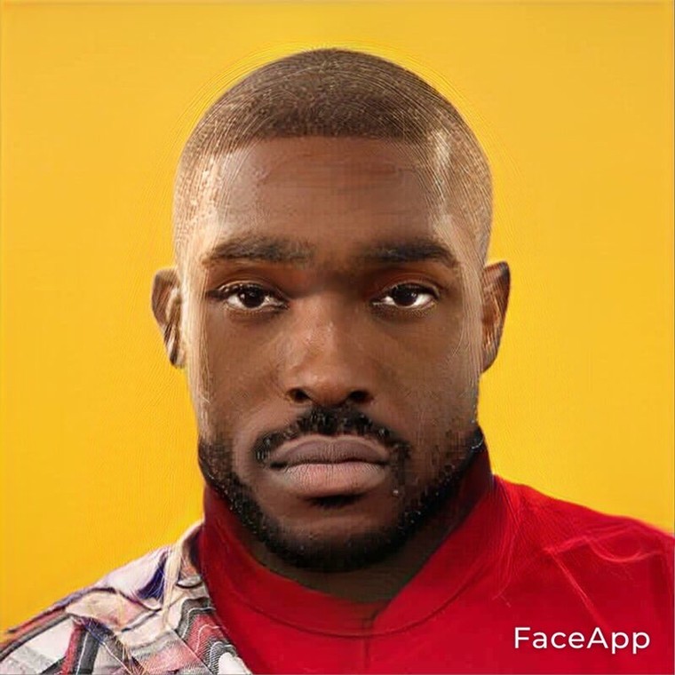 Eno Barony's  look as a man according to Face App