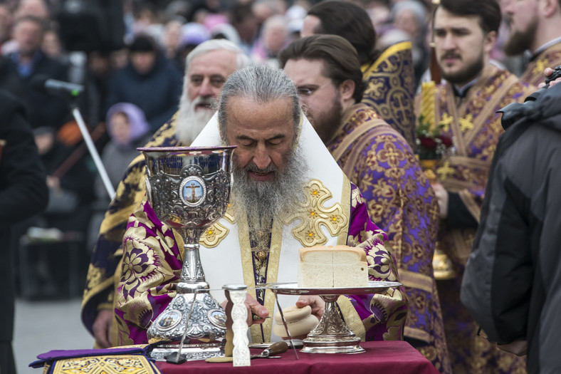 Metropolita Onufry, głowa Kościoła Prawosławnego Patriarchatu Moskiewskiego w Ukrainie