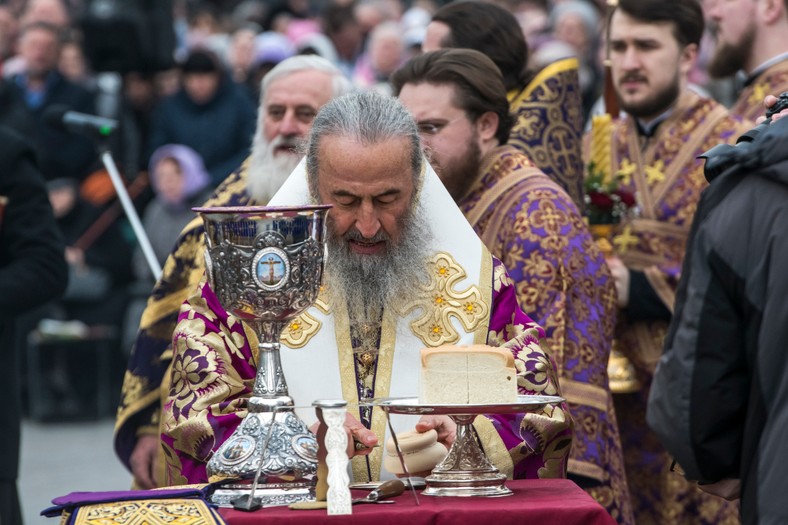 Metropolita Onufry, głowa Kościoła Prawosławnego Patriarchatu Moskiewskiego w Ukrainie