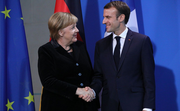 Spotkanie Macrona z Merkel. "Der Spiegel": Francuski prezydent zaoferował Niemcom małżeństwo
