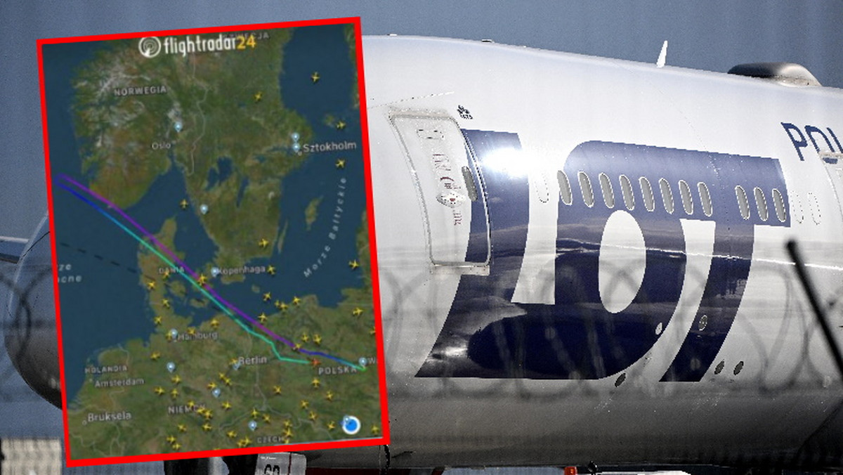 Polski samolot zawrócił z trasy do Toronto. Pękła szyba w kokpicie pilota