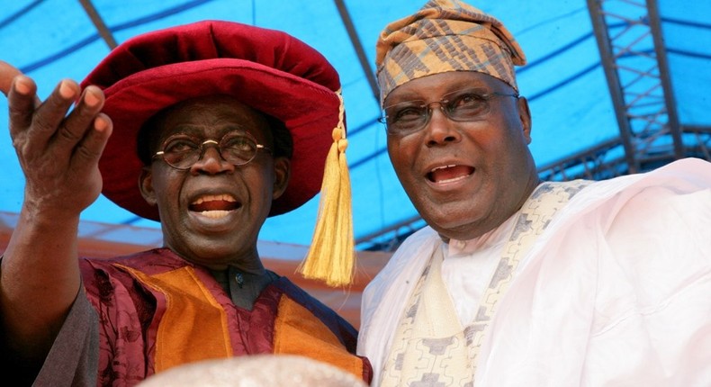 President Bola Ahmed Tinubu and his political opponent, Alhaji Atiku Abubakar. [Daily Trust]