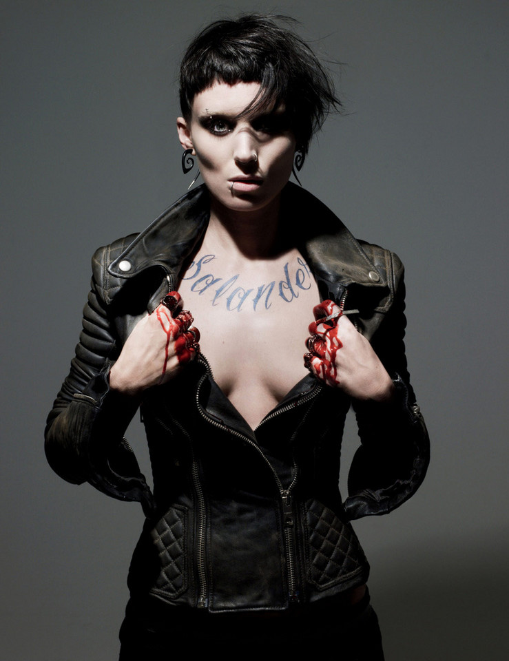 Rooney Mara jako Lisbeth Salander w filmie "Dziewczyna z tatuażem"