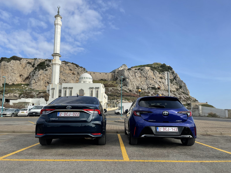 Toyota Corolla sedan i hatchback w Gibraltarze
