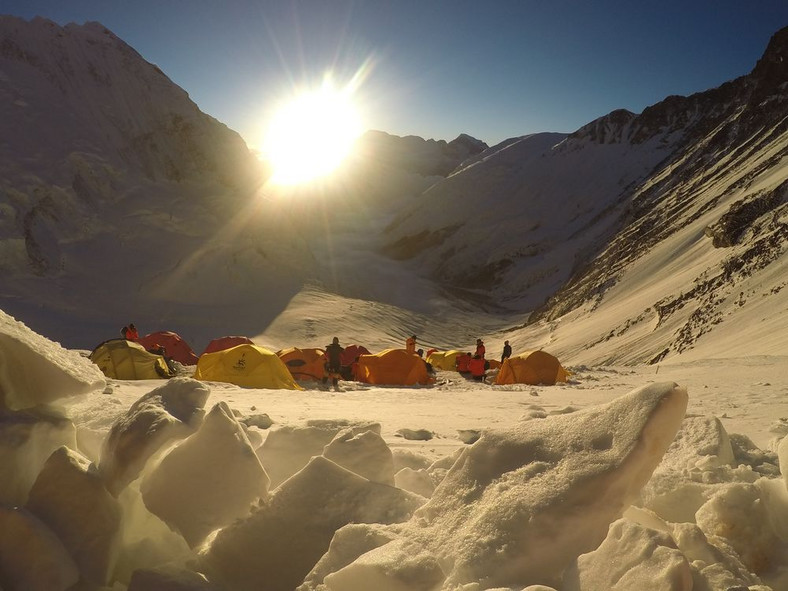 Miłka Raulin w drodze na Mount Everest