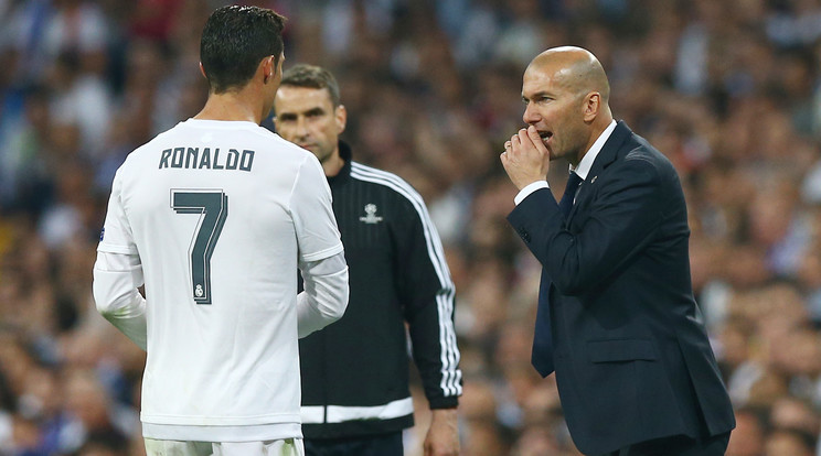 Ronaldo felülbírálta Zidane cseréjét /Fotó: AFP