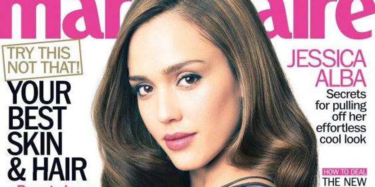 Jessica Alba Marie Claire czerwiec 2012