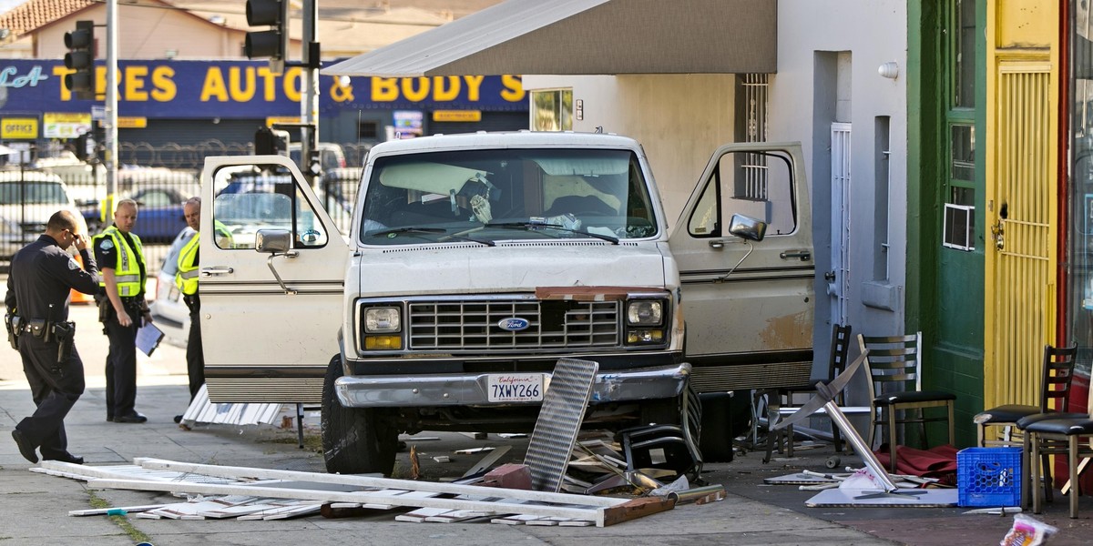 Los Angeles: Auto wjechało w tłum ludzi