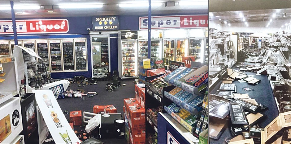 Lokalna televizija emitovala je snimke koji prikazuju razbacanu robu u prodavnicama