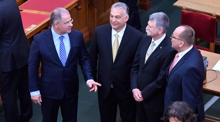 Négy olyan képviselője van a magyar országgyűlésnek, aki 1990 óta részt vesz a parlament munkájában: Orbán Viktor, Kósa Lajos, Kövér László és Németh Zsolt. / Fotó: MTI/Máthé Zoltán