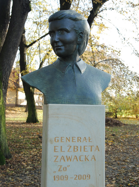 Pomnik Elżbiety Zawadzkiej w krakowskim Parku Jordana