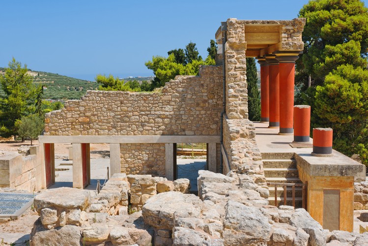 Minojski pałac Knossos, Kreta