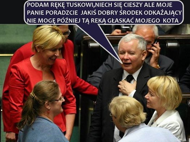 Zdaniem Joachima Brudzińskiego, podając rękę Donaldowi Tuskowi Jarosław Kaczyński "zneutralizował groźną pułapkę, zastawioną na niego przez PO".